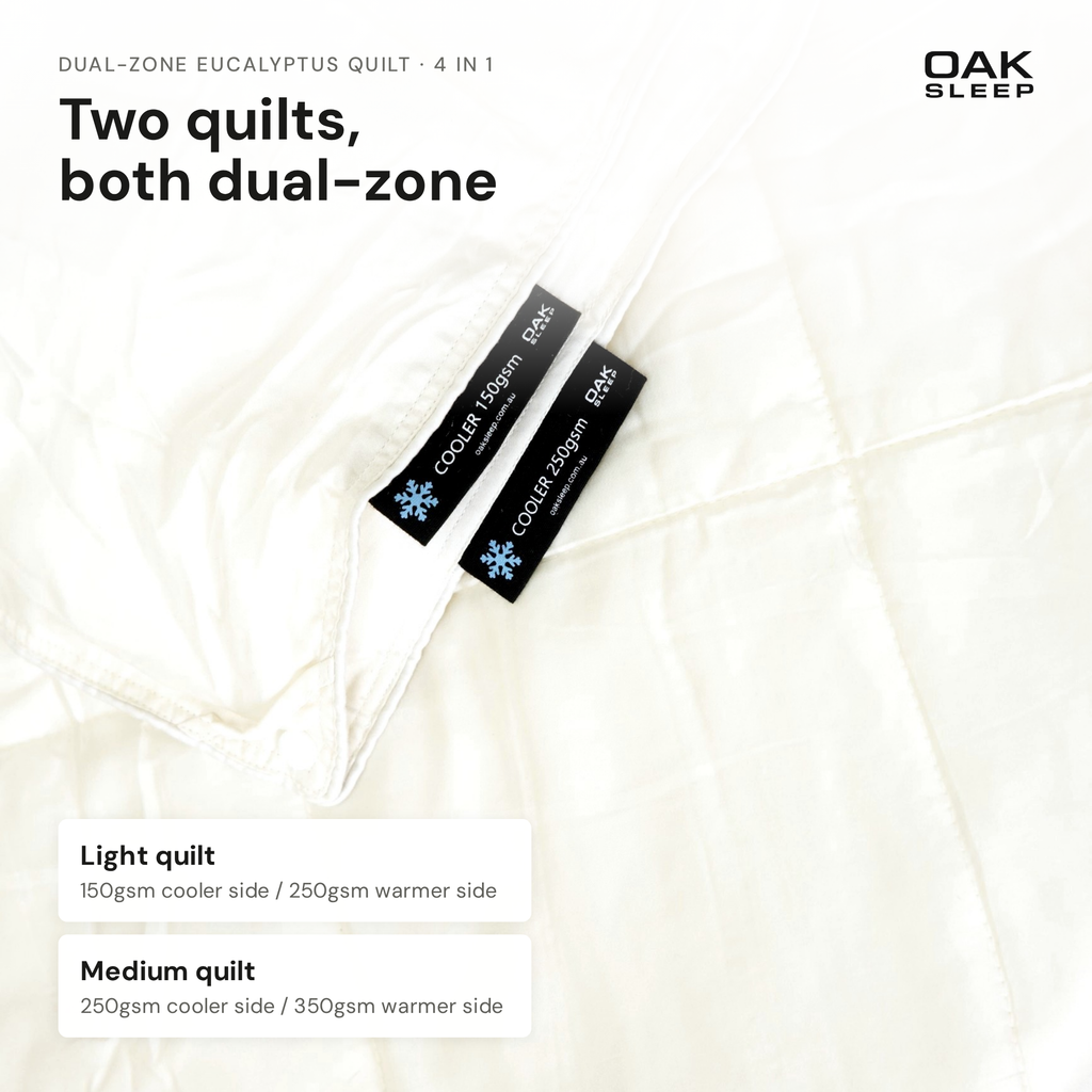 Dual-Zone Eucalyptus Quilt 4-in-1