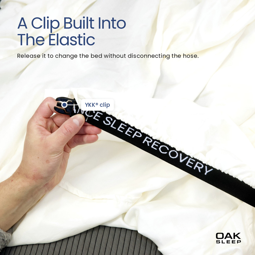HydroClip™ Eucalyptus Fitted Sheet & Waterproof Mattress Protector