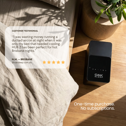 HUB 2 | Smart Water-Cooled Mattress Pad - OAK SLEEP