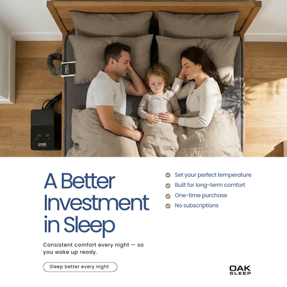 HUB 2 | Smart Water-Cooled Mattress Pad - OAK SLEEP