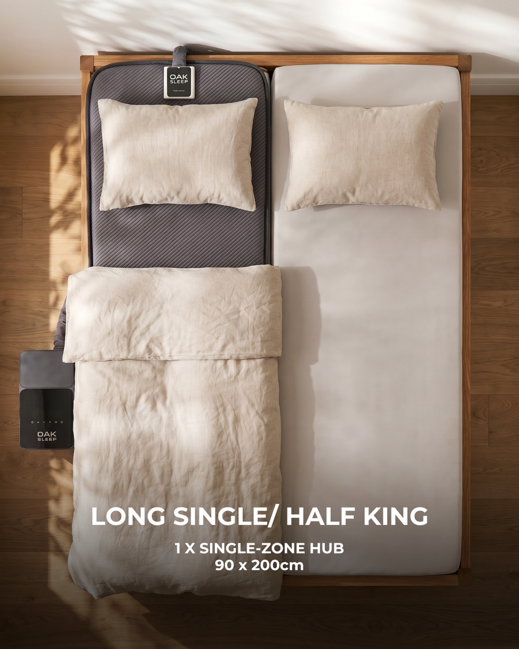 HUB 2 | Smart Water-Cooled Mattress Pad - OAK SLEEP