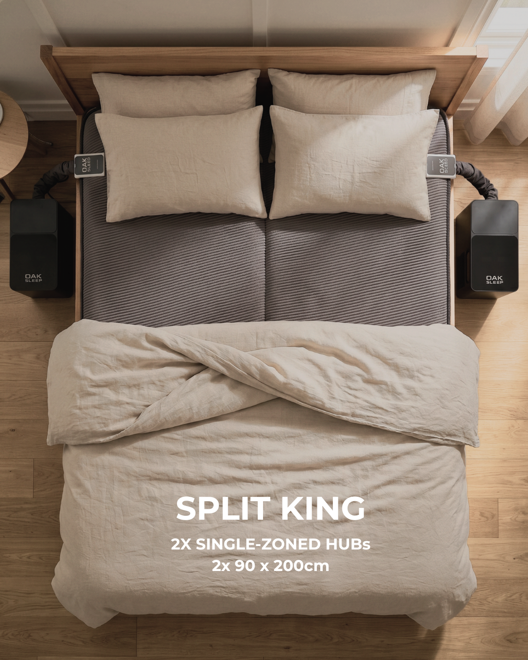 HUB 2 | Smart Water-Cooled Mattress Pad - OAK SLEEP